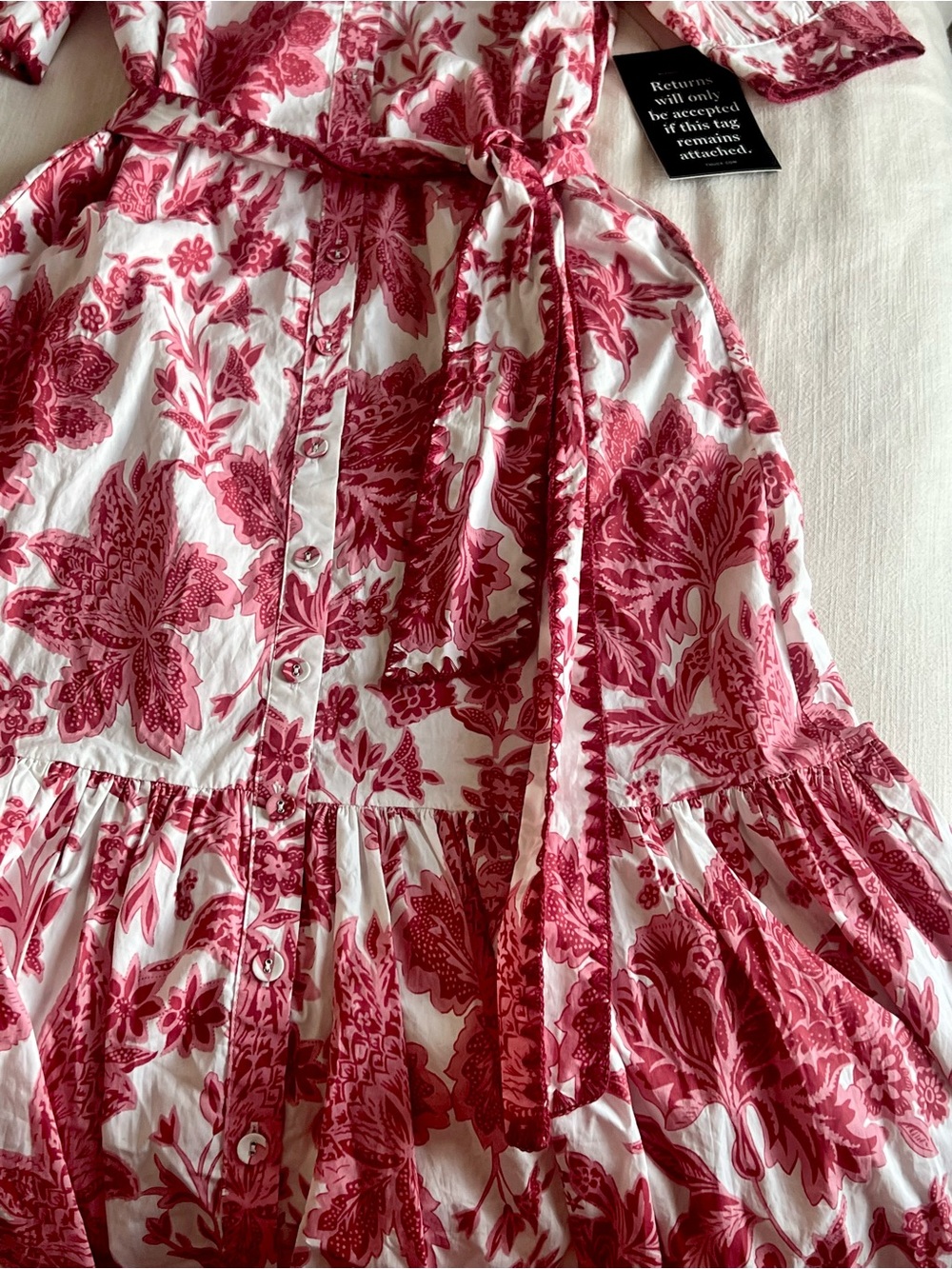HYACINTH HOUSE Deep Rose Floral Maxi Dress - Picture 6 of 9